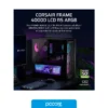 Gabinetes Gabinete CORSAIR FRAME 4000D LCD RS Performance Mid-Tower Negro, vista frontal Gabinetes Gabinete CORSAIR FRAME 4000D LCD RS Performance Mid-Tower Negro, vista frontal