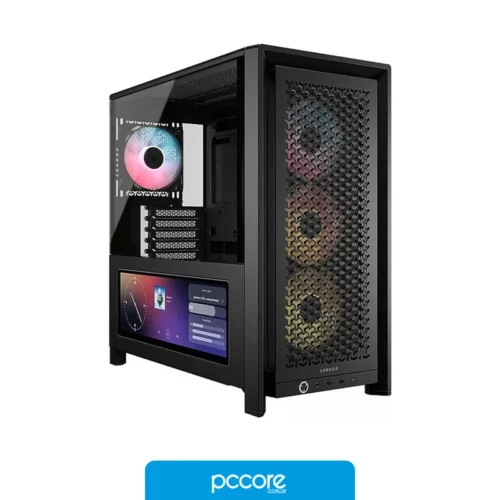 Gabinete CORSAIR FRAME 4000D LCD RS Performance Mid-Tower Negro Gabinete CORSAIR FRAME 4000D LCD RS Performance Mid-Tower Negro