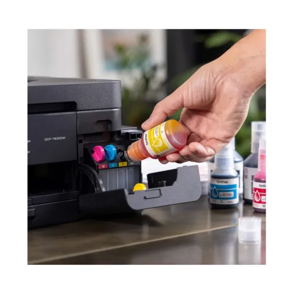Impresoras Sistema Continuo Impresora Multifunción Brother DCP-T830DW Láser Color WiFi, vista lateral