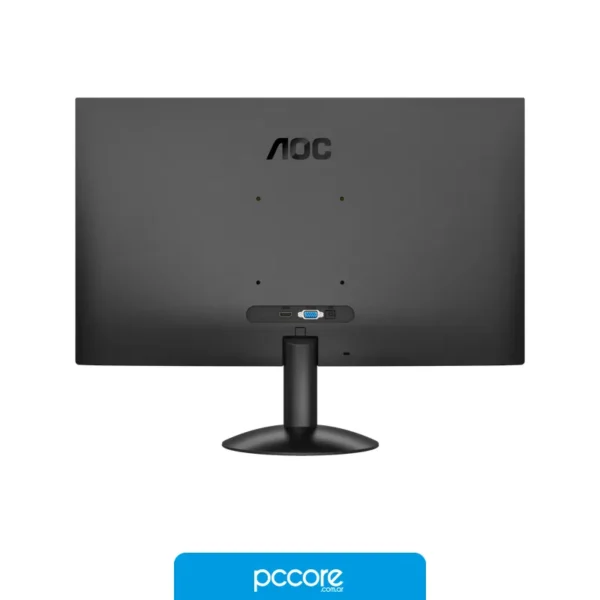 Monitores Monitor AOC 24B30H2 23,8" IPS FHD 100Hz 4ms Ficha USA, vista posterior