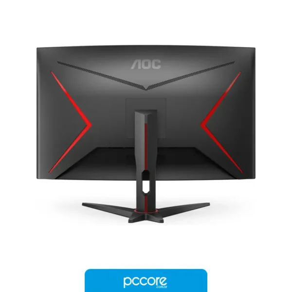 Monitores Monitor AOC C32G2ZE 31,5" VA FHD 240Hz 4ms Curved Gaming Ficha USA, con su embalaje