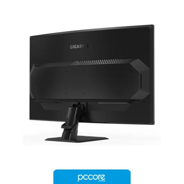 Monitores Monitor GIGABYTE 32" Edge Curvo QHD GS32QC 165Hz 1ms, vista posterior Monitores Monitor GIGABYTE 32" Edge Curvo QHD GS32QC 165Hz 1ms, vista posterior