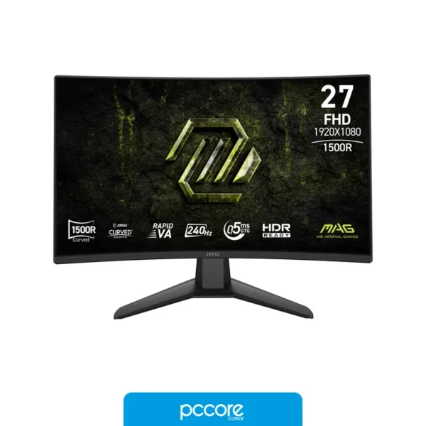 Monitor MSI MAG 274CF X24 27[¨ÑVA/ FHD/ 240Hz/ 0.5ms/ CurvedFICHA USA Monitor MSI MAG 274CF X24 27[¨ÑVA/ FHD/ 240Hz/ 0.5ms/ CurvedFICHA USA
