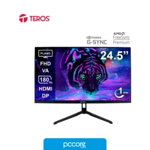 Monitor Teros TE-2475G Gaming 24.5″ Plano VA FHD (1920X1080) 180Hz 1ms Ficha USA Monitor Teros TE-2475G Gaming 24.5″ Plano VA FHD (1920X1080) 180Hz 1ms Ficha USA