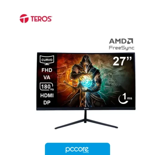 Monitor Teros TE-2787G Gaming 27″ Curvo VA FHD (1920X1080) 180Hz 1ms Ficha USA Monitor Teros TE-2787G Gaming 27″ Curvo VA FHD (1920X1080) 180Hz 1ms Ficha USA