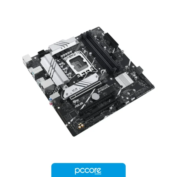 Motherboards Motherboard ASUS PRIME B760M-A AX6 II-GSI LGA1700, vista lateral Motherboards Motherboard ASUS PRIME B760M-A AX6 II-GSI LGA1700, vista lateral