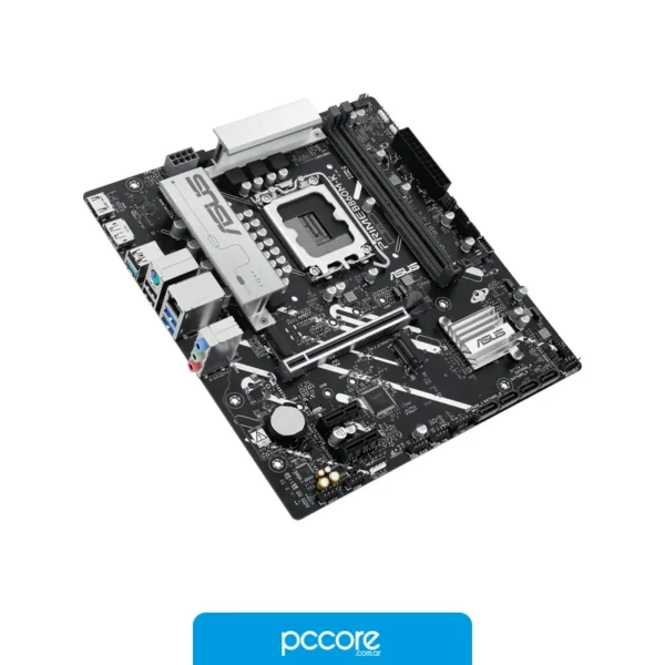 Motherboards Motherboard ASUS PRIME B860M-K LGA1851 DDR5, vista posterior
