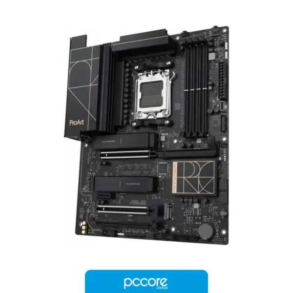 Motherboards Motherboard ASUS PROART B850 CREATOR WIFI NEO, vista frontal Motherboards Motherboard ASUS PROART B850 CREATOR WIFI NEO, vista frontal