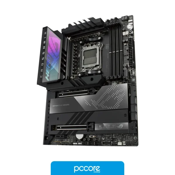 Motherboards Motherboard ASUS ROG CROSSHAIR X670E HERO AM5 DDR5, con su embalaje Motherboards Motherboard ASUS ROG CROSSHAIR X670E HERO AM5 DDR5, con su embalaje