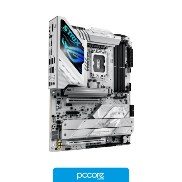Motherboards Motherboard ASUS ROG STRIX Z890-A GAMING WIFI LGA1851 DDR5, vista frontal Motherboards Motherboard ASUS ROG STRIX Z890-A GAMING WIFI LGA1851 DDR5, vista frontal