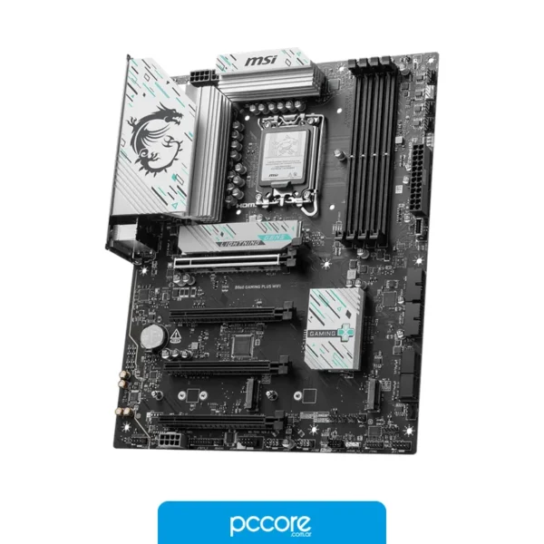 Motherboards Motherboard MSI B860 GAMING PLUS WIFI LGA 18 51 DDR5, vista posterior