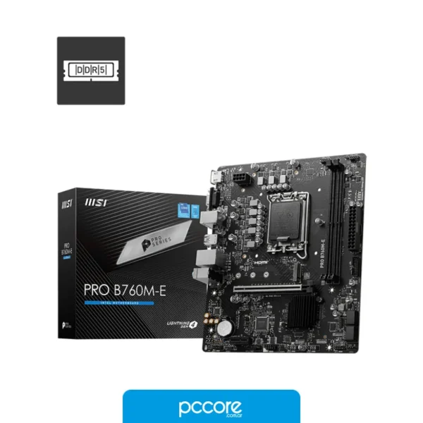 Motherboard MSI PRO B760M-E DDR4 (LGA1700)