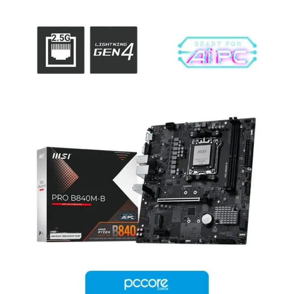 Motherboard MSI PRO B840M-B AM5 DDR5