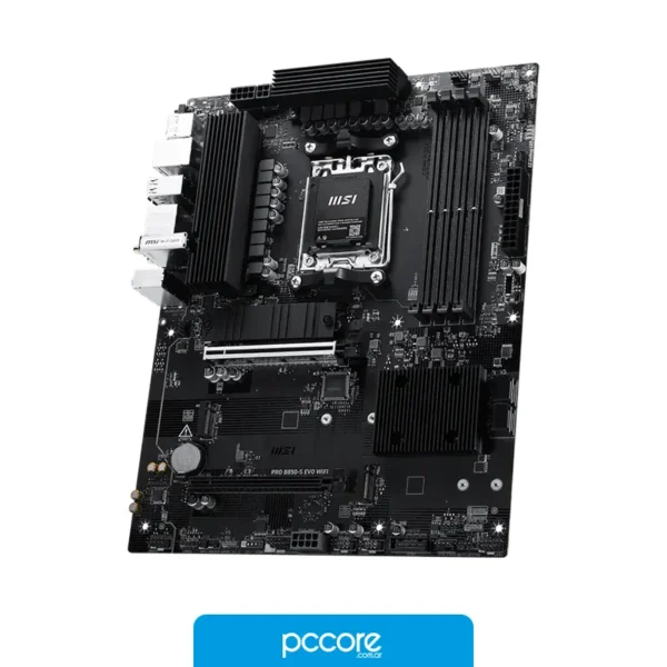 Motherboards Motherboard MSI PRO B850-S EVO WIFI AM5 DDR5, vista frontal