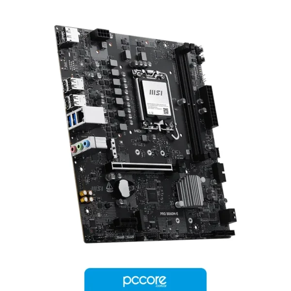 Motherboards Motherboard MSI PRO B860M-E LGA 1851 DDR5, detalle Motherboards Motherboard MSI PRO B860M-E LGA 1851 DDR5, detalle