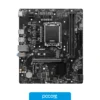 Motherboards Motherboard MSI PRO H610M-S LGA1700 DDR4, vista frontal Motherboards Motherboard MSI PRO H610M-S LGA1700 DDR4, vista frontal