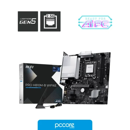 Motherboard MSI PRO H810M-B WIFI6E LGA 1851 DDR5 Motherboard MSI PRO H810M-B WIFI6E LGA 1851 DDR5