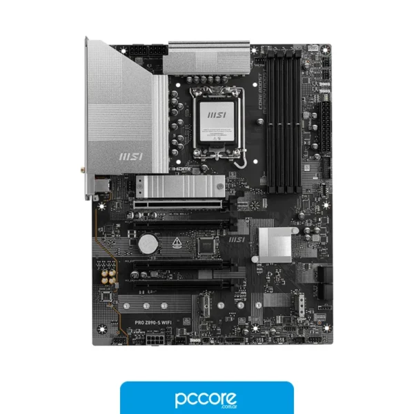 Motherboards Motherboard MSI PRO Z890-S WIFI LGA1851 DDR5, vista lateral