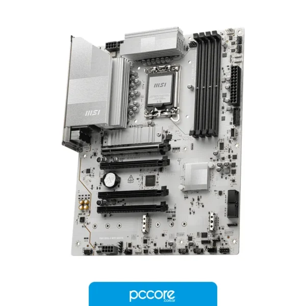 Motherboards Motherboard MSI PRO Z890-S WIFI WHITE LGA1851 DDR5, vista lateral