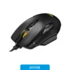 Mouse AULA F815 Usb RGB Black 12800 Dpi 6D, vista frontal Mouse AULA F815 Usb RGB Black 12800 Dpi 6D, vista frontal