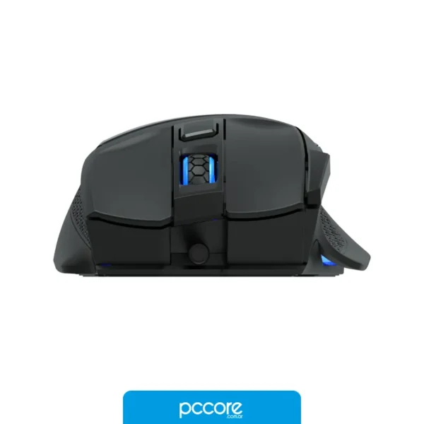 Mouse AULA S12 Usb RGB Black 12800 Dpi 7D, vista lateral Mouse AULA S12 Usb RGB Black 12800 Dpi 7D, vista lateral