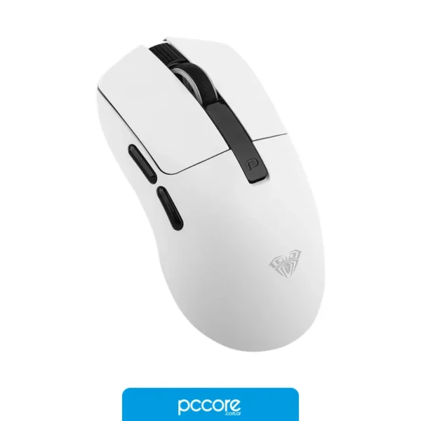 Mouse AULA SC590 PRO Wireless White 20k Dpi 64 Gr 6D, con su embalaje Mouse AULA SC590 PRO Wireless White 20k Dpi 64 Gr 6D, con su embalaje