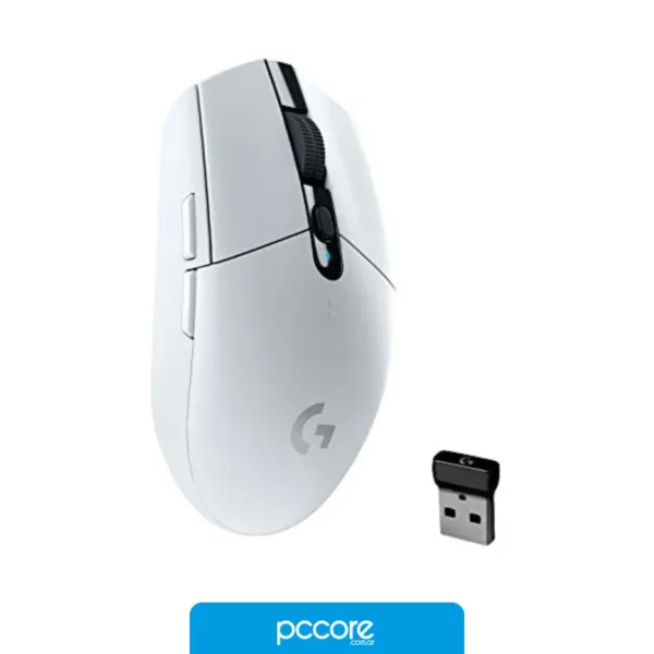 Mouse Inalámbrico LOGITECH G305 Blanco, vista posterior Mouse Inalámbrico LOGITECH G305 Blanco, vista posterior