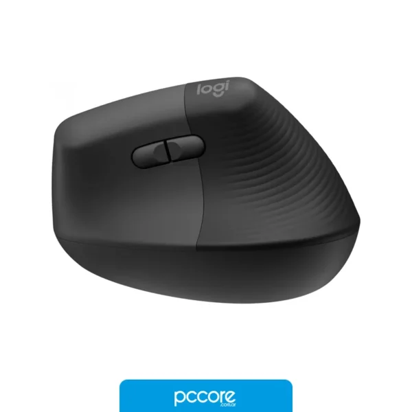 Mouse Inalámbrico LOGITECH Lift Negro, vista lateral Mouse Inalámbrico LOGITECH Lift Negro, vista lateral