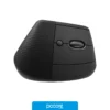 Mouse Inalámbrico LOGITECH Lift Negro, vista posterior Mouse Inalámbrico LOGITECH Lift Negro, vista posterior
