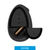 Mouse Inalámbrico LOGITECH Lift Negro, vista frontal Mouse Inalámbrico LOGITECH Lift Negro, vista frontal