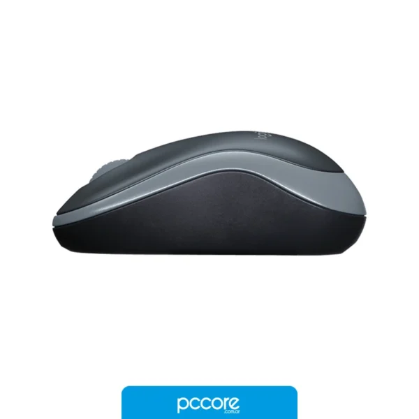 Mouse Inalámbrico LOGITECH M185 Gris, vista frontal Mouse Inalámbrico LOGITECH M185 Gris, vista frontal