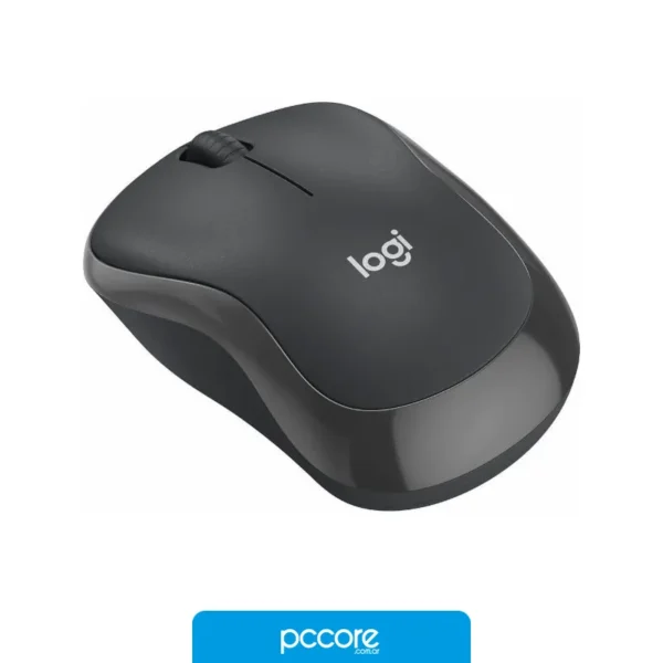 Mouse Inalámbrico Logitech M240 Negro, vista lateral Mouse Inalámbrico Logitech M240 Negro, vista lateral