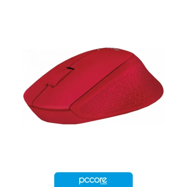 Mouse Inalámbrico M280 Rojo, vista frontal Mouse Inalámbrico M280 Rojo, vista frontal