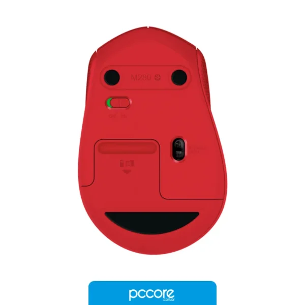 Mouse Inalámbrico M280 Rojo, con su embalaje Mouse Inalámbrico M280 Rojo, con su embalaje