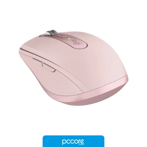 Mouse Inalámbrico Logitech MX Anywhere 3S Rosa, vista posterior