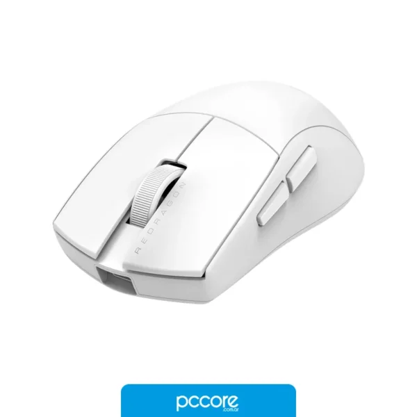 Mouse Inalámbrico Redragon King M916 Pro 4K Blanco, detalle Mouse Inalámbrico Redragon King M916 Pro 4K Blanco, detalle