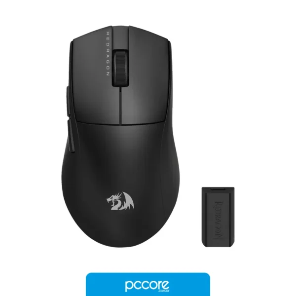 Mouse Inalámbrico Redragon King M916 Pro Negro, detalle Mouse Inalámbrico Redragon King M916 Pro Negro, detalle