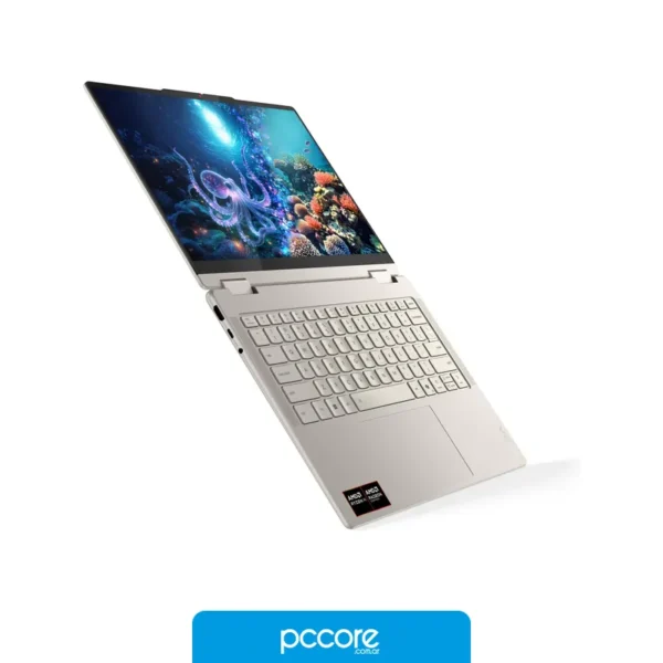 Notebooks Notebook Lenovo YOGA 2 EN 1 AMD R7 AI 350 32GB DDR5 1TB 14 OLED WUXGA Tactil c/Lapiz W11H, vista lateral Notebooks Notebook Lenovo YOGA 2 EN 1 AMD R7 AI 350 32GB DDR5 1TB 14 OLED WUXGA Tactil c/Lapiz W11H, vista lateral