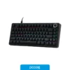Periféricos Teclado AULA F75 Red Switch Mecanico Rainbow RGB Usb Black Ingles Black Red, vista posterior Periféricos Teclado AULA F75 Red Switch Mecanico Rainbow RGB Usb Black Ingles Black Red, vista posterior