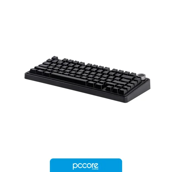Periféricos Teclado AULA F75 Red Switch Mecanico Rainbow RGB Usb Black Ingles Black Red, vista lateral Periféricos Teclado AULA F75 Red Switch Mecanico Rainbow RGB Usb Black Ingles Black Red, vista lateral