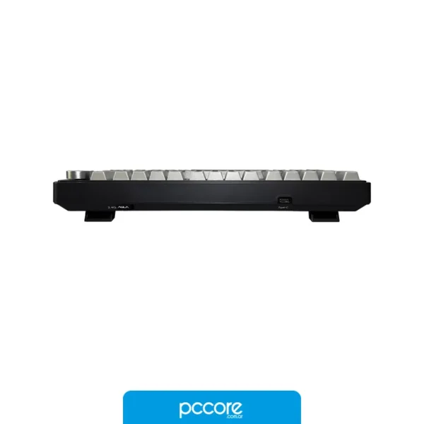 Periféricos Teclado AULA S75 PRO Seiya Switch Mecanico RGB Wireless Black Degrade Ingles, vista posterior