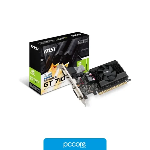 Placa de Video MSI NVIDIA GeForce GeForce GT 710 2GD3 LP Placa de Video MSI NVIDIA GeForce GeForce GT 710 2GD3 LP