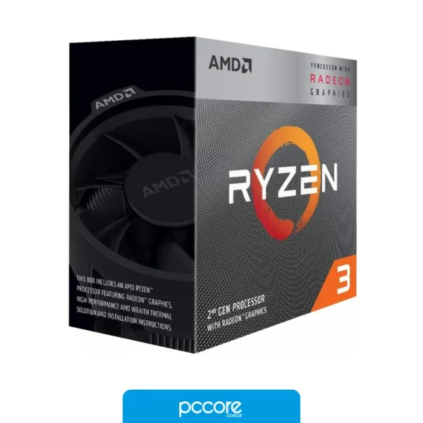 Procesadores Procesador AMD Ryzen 3 3200G 3.60Ghz AM4 DDR4, con su embalaje