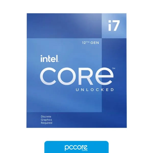 Procesador INTEL Core i7-12700KF 2.70GHz LGA1700 DDR4/DDR5 Procesador INTEL Core i7-12700KF 2.70GHz LGA1700 DDR4/DDR5