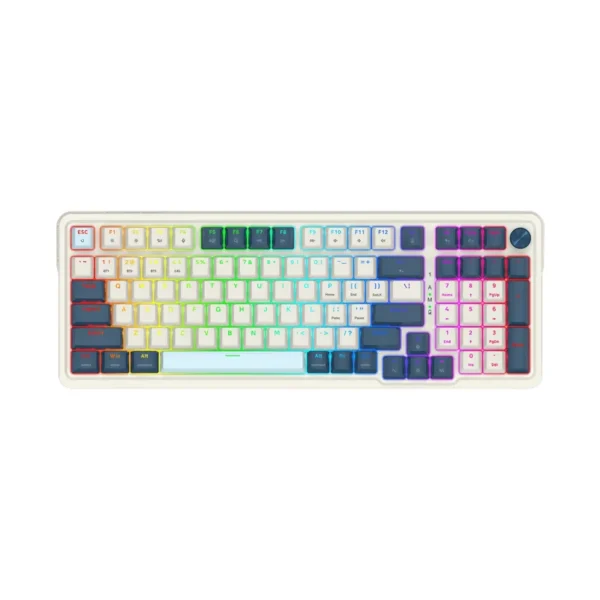 Teclado Redragon Eisa Pro K686 Blanco – Azul