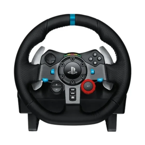 Volantes Volante Logitech G29 Negro para PS4 PS5 y PC con Pedalera, vista posterior