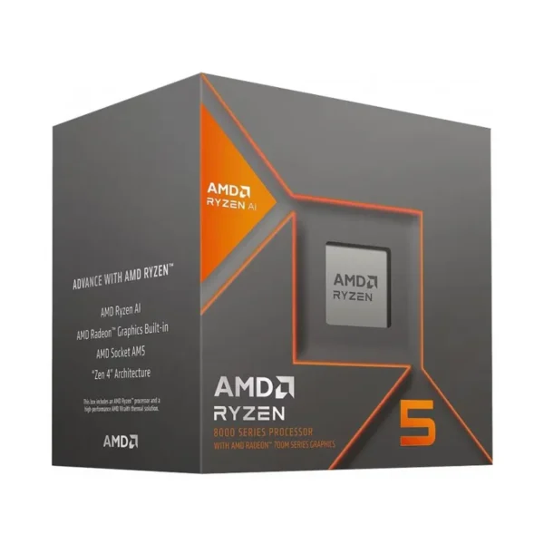 Componentes de PC Procesador AMD Ryzen 5 8600G 4.30GHz AM5 DDR5, vista lateral