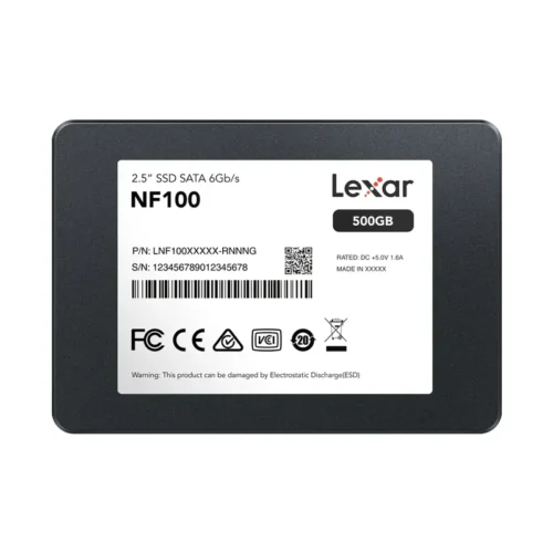 Disco Interno SSD LEXAR NF100 500GB 2.5” SATA III