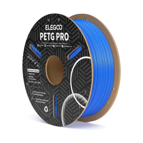 FILAMENTO ELEGOO PETG PRO  -1.75mm-1KG- AZUL CLARO