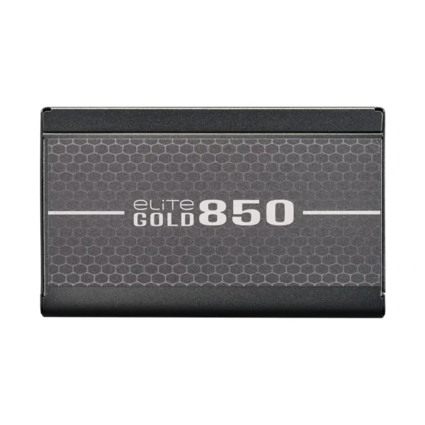 Fuentes Fuente 850W Cooler Master MPX8505 Master Elite 80 Plus Gold Full Modular MPX-8505-AFAG-BAR, vista lateral Fuentes Fuente 850W Cooler Master MPX8505 Master Elite 80 Plus Gold Full Modular MPX-8505-AFAG-BAR, vista lateral